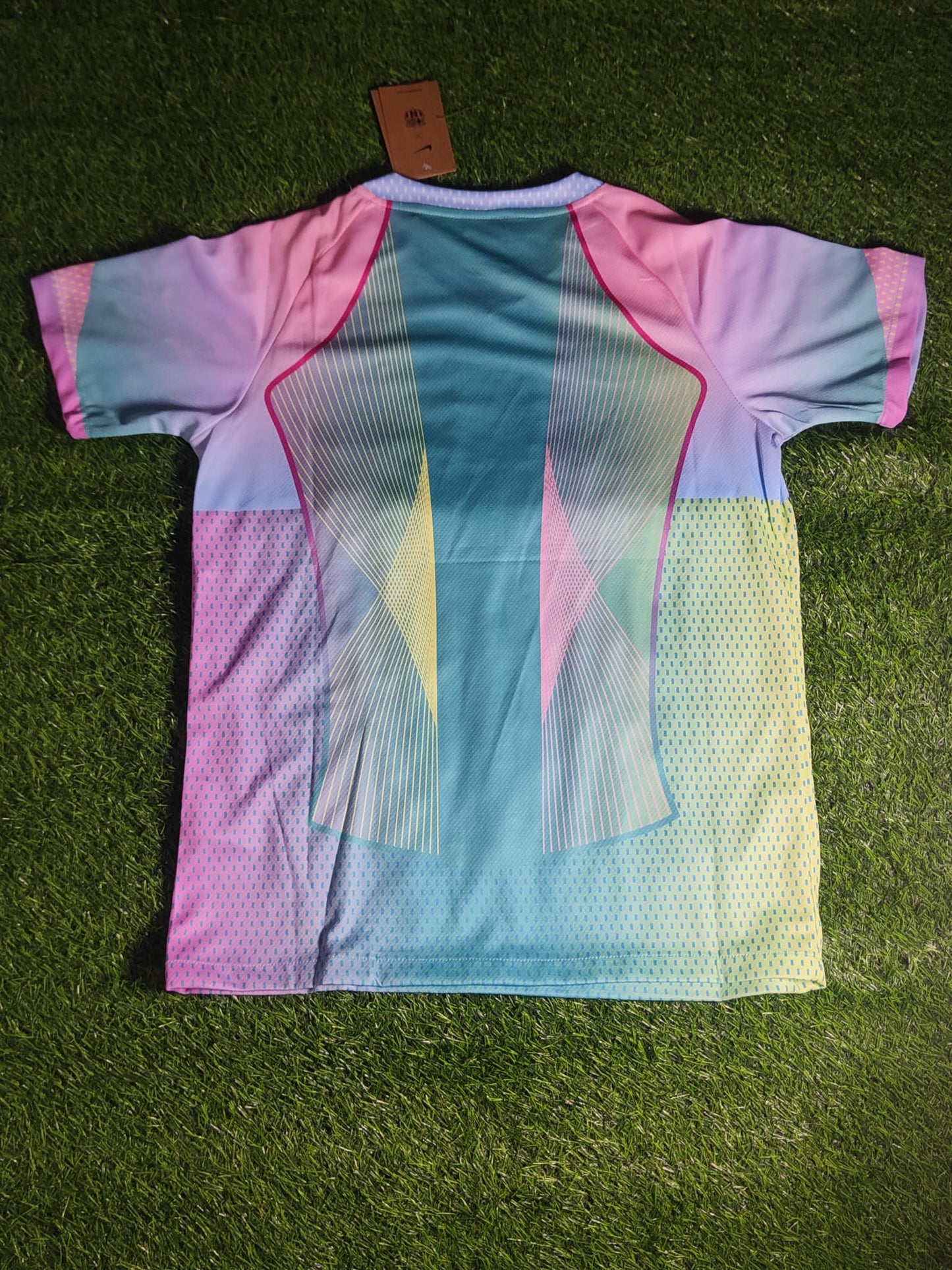 Exotic Pink/Blue/Lilac Barcelona Jersey