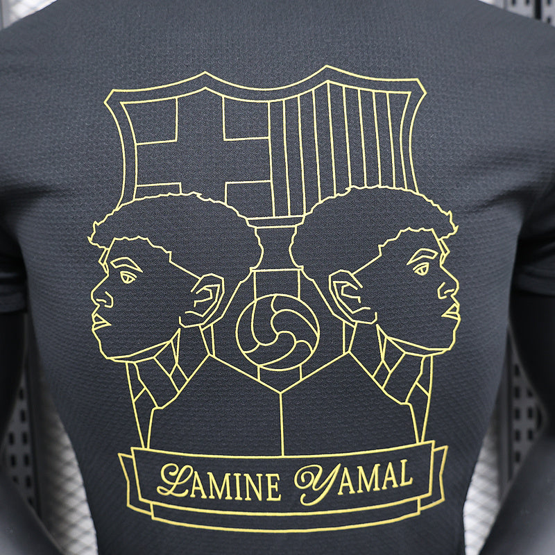 Barcelona X Lamine Yamal Black Kit Player Version (Pre-order)