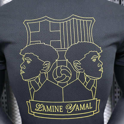 Barcelona X Lamine Yamal Black Kit Player Version (Pre-order)
